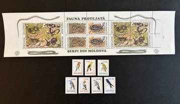 Moldavië 1993/1993 - Moldavië 2e serie, niet-geperforeerd en, Gestempeld