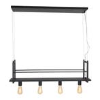 Mexlite hanglamp Buckley 2983ZW 2dekansje, Ophalen, Overige materialen, Nieuw, 75 cm of meer