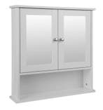 Witte Badkamer Spiegelkast – Wandkast met 3 Planken, Verzenden, Nieuw