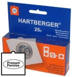 Hartberger Munthouders PRESSED PENNIES (25x) zelfklevend, Ophalen of Verzenden, Verzamelmap