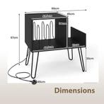LIVSK Platenspelerstandaard met Oplaadstation - 2 Niveaus -, Verzenden, Nieuw