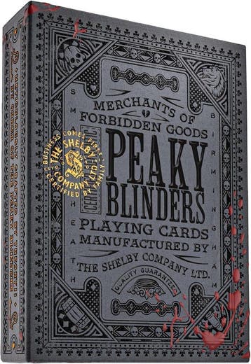Peaky Blinders Playing Cards Forged In Smoke and Blood, Ophalen of Verzenden, Nieuw, Film, Gebruiksvoorwerp
