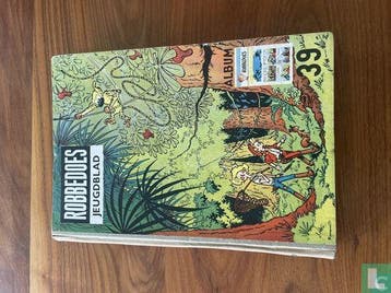 Robbedoes en Kwabbernoot - Robbedoes album 39 - 1952, Eén stripboek, Verzenden, Gelezen, Franquin, André.