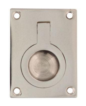 Intersteel Luikring recht 41mm x 31mm nikkel, Verzenden, Nieuw