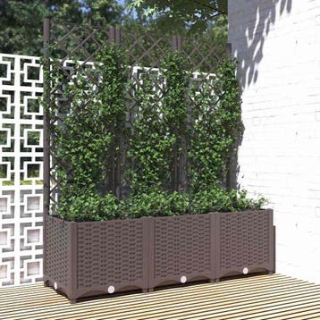 Klimplanten rek bruin PP | Tweedekansje | OP=OP, Kunststof, 100 cm of meer, Balkon, Nieuw