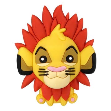 De Leeuwenkoning Simba 3D Magneet, Verzamelen, Disney, Ophalen of Verzenden, Nieuw