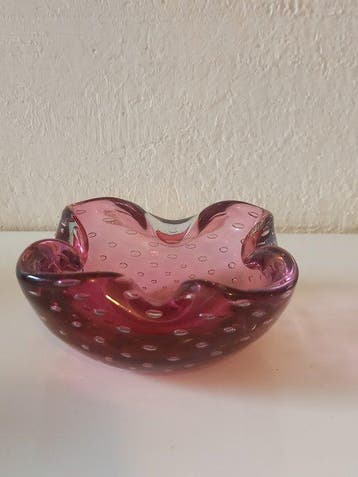 Vide-poche - Murano - Roze fuchsia - Italië - Prachtige