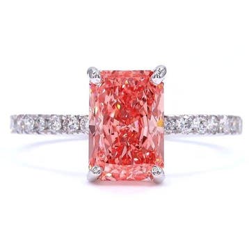 Zonder minimumprijs - Ring - 18 karaat Witgoud - 2.51ct. tw., Nieuw