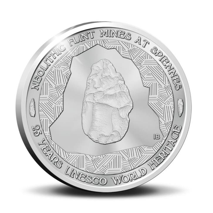 België 10 Euro Vuursteenmijnen 2025, Postzegels en Munten, Munten | België, Verzenden