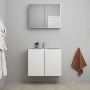 On-Line Badkamermeubelset - 80 cm - Voorgemonteerd - 2, Huis en Inrichting, Badkamer | Badkamermeubels, Ophalen of Verzenden, Nieuw