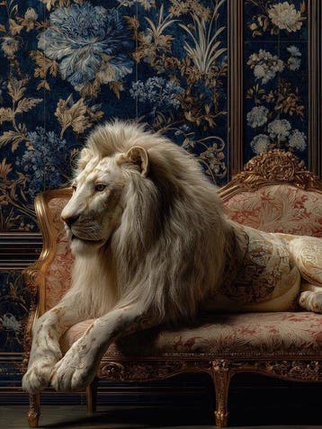 Yamila - El León de Porcelana: Majestuosidad en Kintsugi, Nieuw