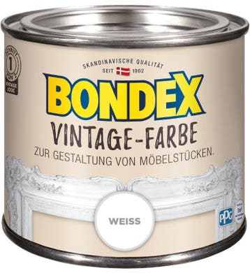 Bondex Vintage - Goud - 0,25 liter - krijtverf (Bondex Wax), Doe-het-zelf en Verbouw, Overige kleuren, Nieuw, Beits, Ophalen of Verzenden