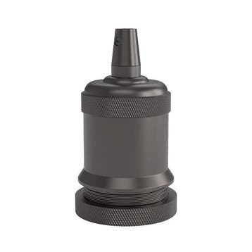 Lamphouder | Calex (Aluminium, Mat parel zwart), Verzenden, Nieuw
