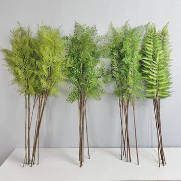 Realistische Kunstvaren Takken - Handgemaakt & Elegant Groen, Verzenden, Nieuw