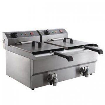 Pro Elektrische Friteuse - 2x10 Liter Combisteel, Verzenden, Nieuw in verpakking