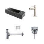 Sani Royal Fonteinset Hardstenen Slim met Kraan,, Tuin en Terras, Nieuw