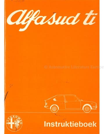 1977 ALFA ROMEO ALFASUD TI INSTRUCTIEBOEKJE NEDERLANDS, Auto diversen