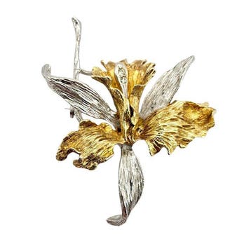 Zonder minimumprijs - Broche Zilver - Italiaanse