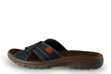 Sub55 Comfort Collection Slippers in maat 45 Blauw, Kleding | Heren, Slippers, Sub55 Comfort Collection, Zo goed als nieuw, Verzenden
