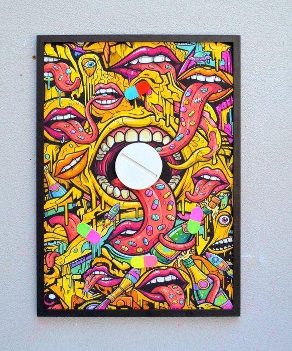 Patrycja Mroczkowska - After party 3D Pop Art XL, Antiek en Kunst, Kunst | Designobjecten