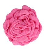 Haarspeld Duckklem 10cm – Haarbloem Roos – Fuchsia Roze, Nieuw