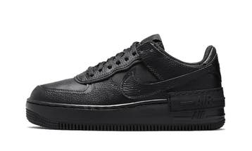 Nike Air Force 1 Low Shadow Triple Black (Womens), Nieuw