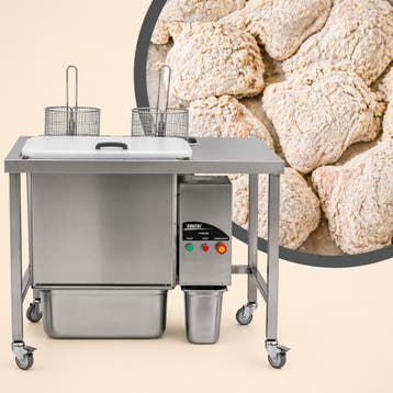 Makfry Paneerstation RVS | Automatisch zeef & scheidingsmech, Ophalen of Verzenden, Nieuw in verpakking