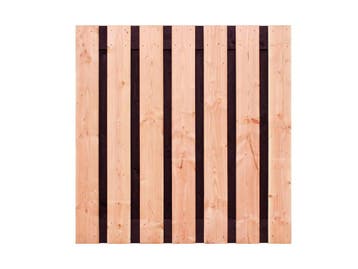 Douglas Schutting Fijnbezaagd 15-planks Zwarte Binnenkant, Nieuw
