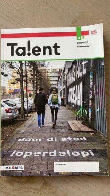 Talent. Nederlands. VMBO GT. 3B. Max 9789402043631, Boeken, Zo goed als nieuw