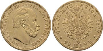 20 Mark 1877 A Pruisen Wilhelm I 1861-1888, Verzenden