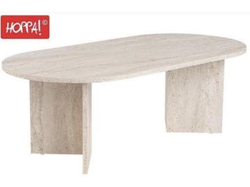 Veiling - Hoppa! - salontafel- travertijn 115x56x7.5cm retou, Gebruikt