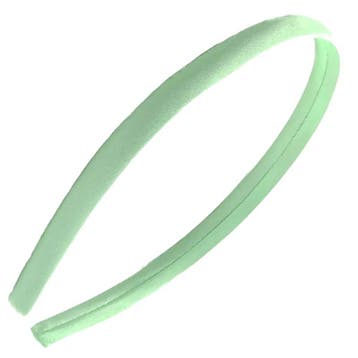 Fako Fashion - Diadeem - Satijn - 10mm - Lichtgroen, Sieraden, Tassen en Uiterlijk, Verzenden, Nieuw