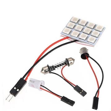 Dome LED Paneel Blauw 12SMD 5050, Ophalen of Verzenden, Nieuw
