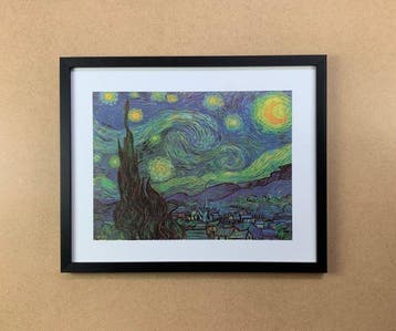 Vincent van Gogh (after) - The Starry Night Artprint 40x50cm