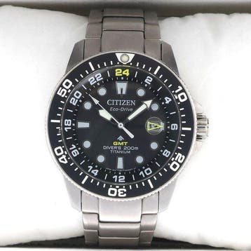 Citizen - Promaster Marine GMT Divers 200m Super Titanium -, Nieuw