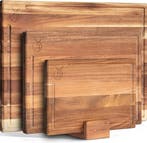 Snijplankenset met houder - Snijplank hout - Snijplanken - A, Verzenden, Zo goed als nieuw