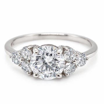 Zonder minimumprijs - Ring - 14 karaat Witgoud - 2.07ct. tw., Sieraden, Tassen en Uiterlijk, Nieuw