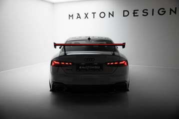 Maxton Carbon Spoiler met beugels V.1 met LED Audi A5 / A5, Verzenden