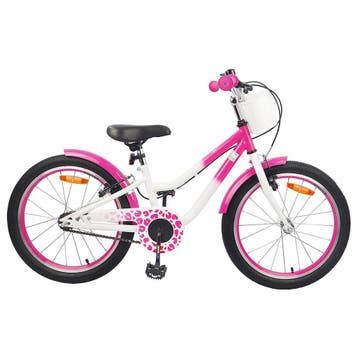 vidaXL Kinderfiets 18 Inch voor 5-7 jaar Roze, Verzenden, Nieuw