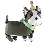 Folie ballon Happy Birthday Dog in 4 uitvoeringen, Verzenden, Nieuw
