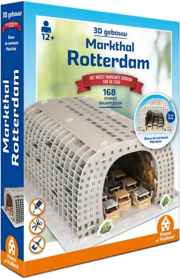 3D Gebouw - Markthal Rotterdam Puzzel (168 stukjes) | House, Verzenden, Nieuw