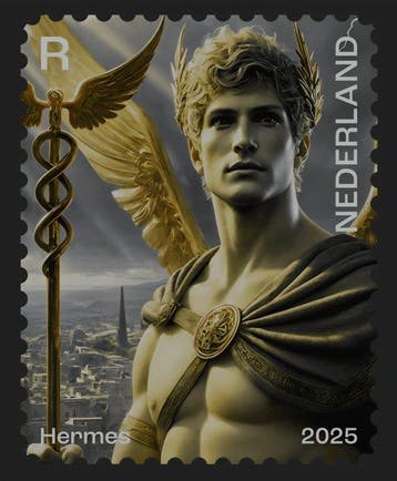 Nederland 2025/2025 - Unieke crypto stamps GEEL PostNL 2025, Postzegels en Munten, Gestempeld