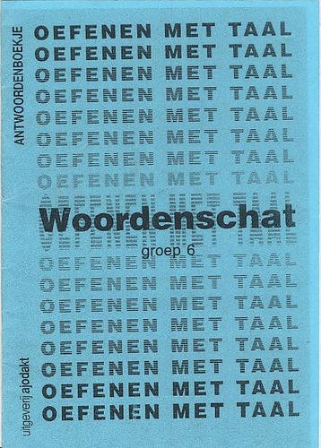 Ajodakt Antwoorden Oefenen met Woordenschat groep 6, Verzenden, Nieuw