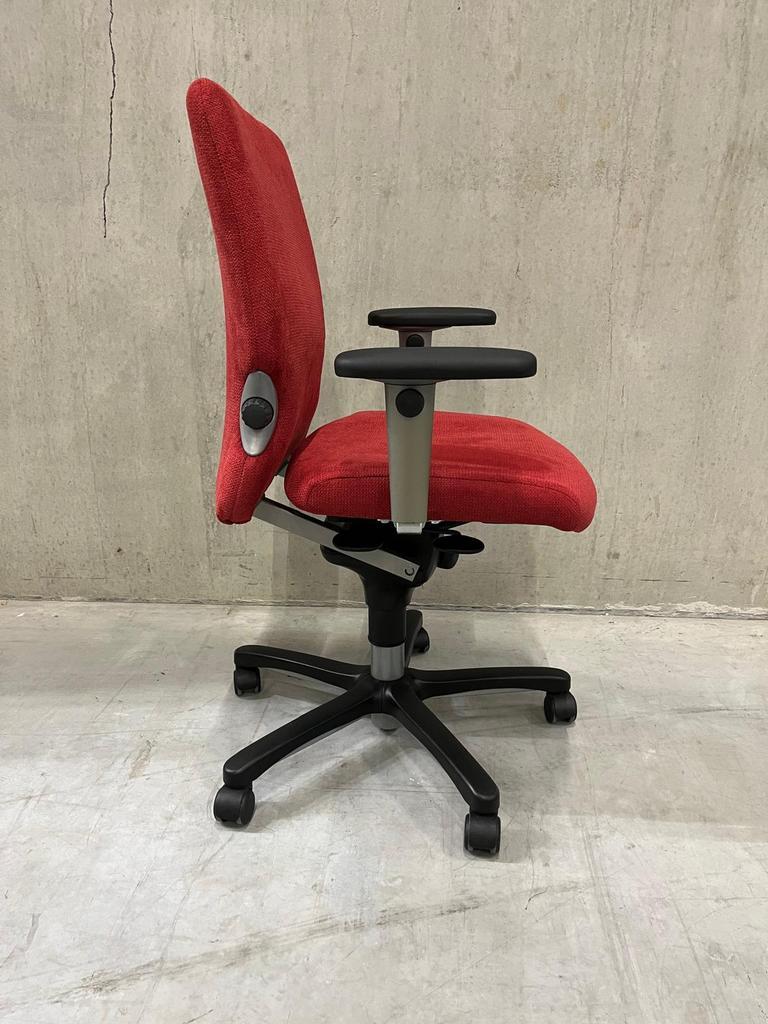 Haworth Comforto 77 - Ergonomische Bureaustoel - Refurbished, Verzenden, Zo goed als nieuw, Bureaustoel, Rood