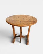 Tafel - Hout - Franse Tilt top wijntafel