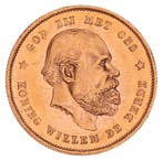 Gouden 10 Gulden 1877 Willem III Pr+, Postzegels en Munten, Munten | Nederland, Verzenden