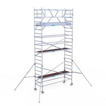 Rolsteiger Original 90x305 7,2m werkhoogte vrijstaand, Verzenden, Nieuw, Rolsteiger of Kamersteiger, 5 meter of hoger