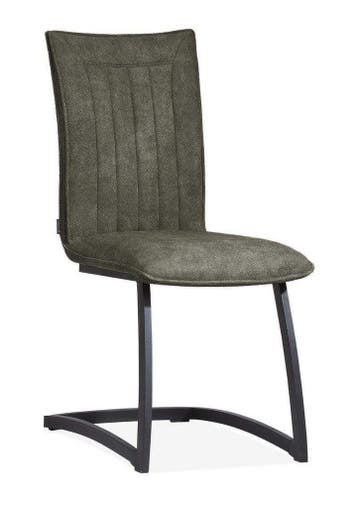 Eetkamerstoel Amara - eetkamerstoelen - Groen, Nieuw, Overige materialen