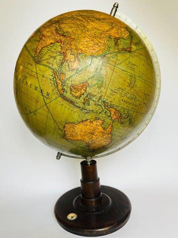 Terrestrial table globe - Prof. Stricker - Mangs Stuttgart