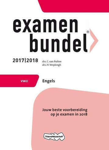 9789006391978 Examenbundel vwo Engels 2017/2018, Verzenden, Zo goed als nieuw, C. van Putten